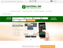 Tablet Screenshot of hoteisnacionalinn.com